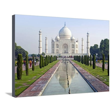Taj Mahal, UNESCO World Heritage Site, Agra, Uttar Pradesh State, India, Asia Stretched Canvas Print Wall Art By Gavin (Best Home Decor Sites India)