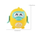 thumbnail image 3 of Wind-Up Bathtub Boat, Penguin Clockwork Swimming Toy, Bath Time Floating Fun, Hand-Eye Coordination Development, Baby Water Play, 3 of 8