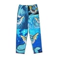 thumbnail image 6 of Vaporeon Women's Pajama Pants, Ultra-soft Comfortable Casual Lounge Pants, Graphic Printed Sleep Bottoms With Drawstring, 6 of 8