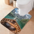 thumbnail image 2 of Yayeee Bath Rug for Bathroom Floor Non Slip Rectangle Fluffy Soft Absorbent Mat, 16"x24", Lake, 2 of 7