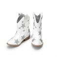 thumbnail image 5 of DREAM PAIRS Girls Cowgirl Boots Cowboy Western Mid Calf Star Boots for Kids, 5 of 6