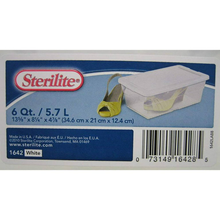 Sterilite 6 Qt. Storage Box 16426A60 - The Home Depot