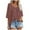 Brown, variant on Tanghaowl Womens T Shirts, Women V Neck Batwing Half Sleeve Knit Loose Shirt Solid Color Top Casual Tee Mint Green XXL