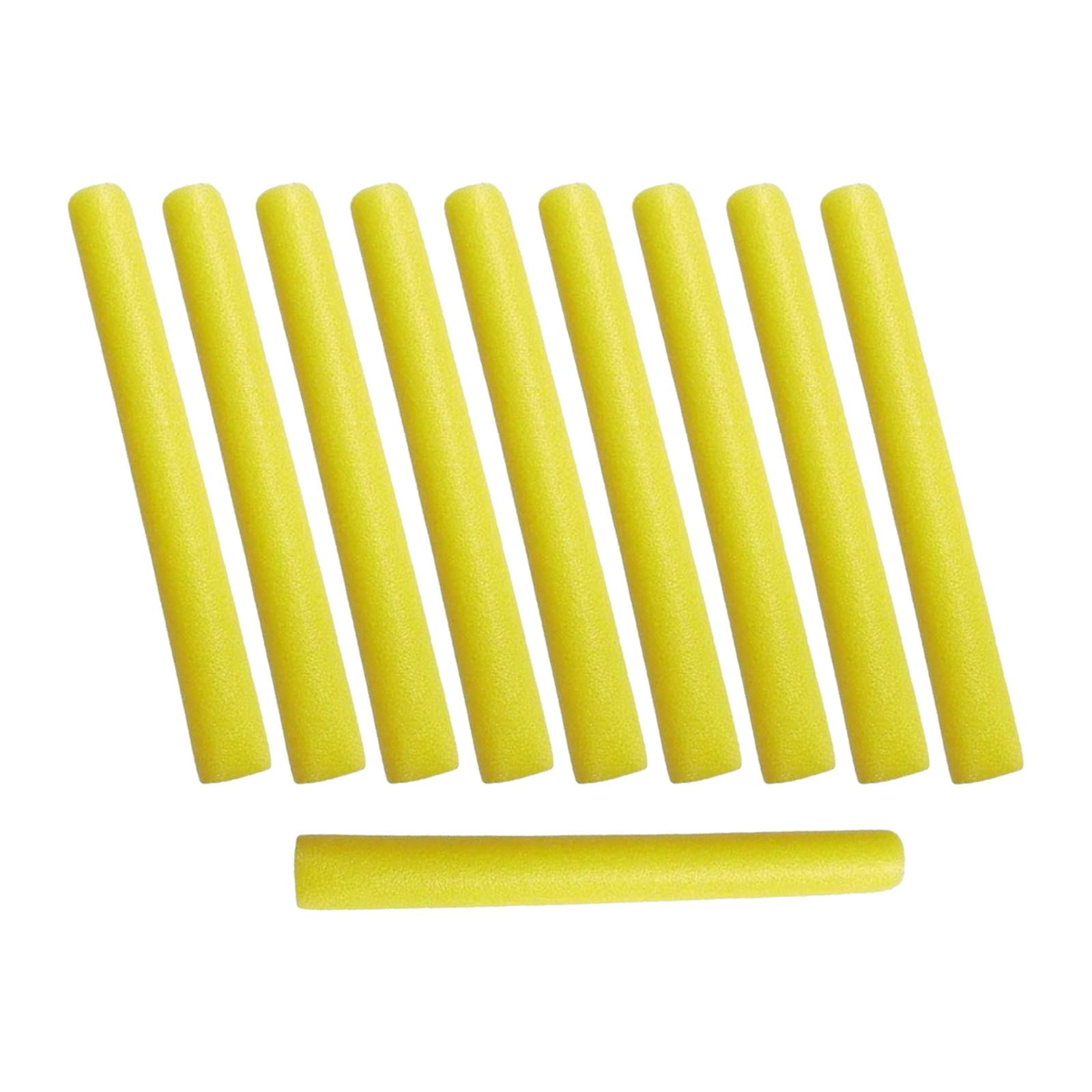 10x Trampoline Enclosure Pole Foam Sleeves Trampoline Accessories 40cm Yellow