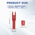 thumbnail image 2 of Uxcell Archery Arrows Nocks, Plastic Insert Arrow Nock Replacement Arrow Tails for Hunting Shooting Compound Recurve Bow Red, 2 of 7
