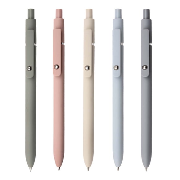 Agiferg 5-Piece Box Morandi Set Press Neutral Pen Student Office Pen