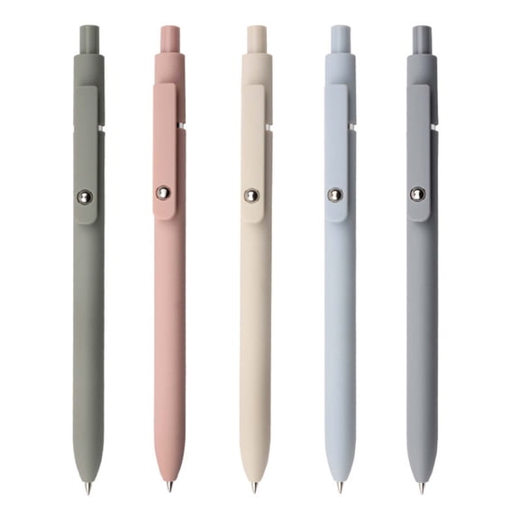 Bwomeauty Room Decor, 5-Piece Box Set Press Pen Student Office Pen, Women Gifts