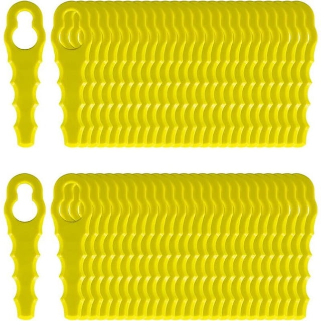 Lot de 50 Lames de Rechange Compactes avec Ryobi Coupe-Bordures Double Lame de Rechange RAC155RAC157RAC158