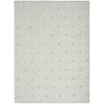 thumbnail image 2 of Nourison Casual 5'3" x 7' Light Grey Modern Indoor Rug, 2 of 8