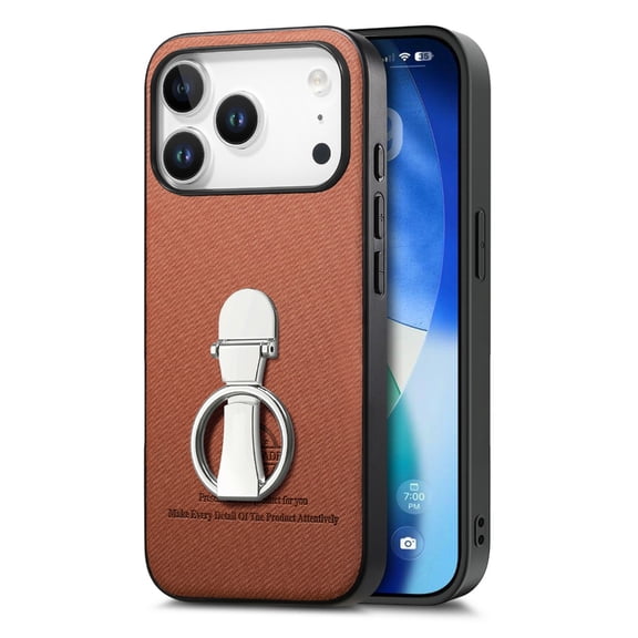 Zeiwohndc Strong Phone Case 360 Rotating Stand Not Slip Rings Grip Defense for Phone