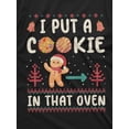 thumbnail image 5 of Mens Christmas I put Cookie Couple T-shirts Funny Matching Costume Thanksgiving Tee Shirt (Mens Small), 5 of 6