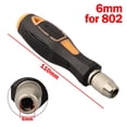 thumbnail image 2 of BTOER 1pc 5mm 6mm Round Screwdriver Handle Screw Driver Bits Holder Adapter For 801 802 Screwdriver Bit Socket Wrench Power Tool, 2 of 9