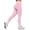 Pink, variant on Butt Lifting Lycra No Front Seam Workout Leggings for Women Tummy Control High Waist Seamless Gym Running Leggings Pink for Size S