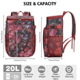thumbnail image 4 of Bright Colorful Floral Print Cooler Bag - 20L Soft Cooler with Long-Lasting Insulation, Perfect for Parties, 4 of 6