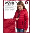 thumbnail image 4 of Canada Weather Gear Girls Puffer Jacket Lightweight Packable Bubble Coat Outerwear Jackets, 4 of 7