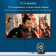 USB to Optical Spdif Audio Adapter, with Spdif Toslink and 3.5mm Out, for PS PC Phone to Speakers