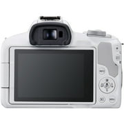 Canon EOS R50 Mirrorless Camera with 18-45mm Lens Bundle, White + 64GB Card + Accessories (International Model)