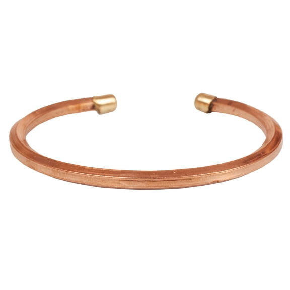 Sunsoul by Touchstone Handcrafted Indian High Gauge Half Round Twisted Jewelry Bracelet for All.