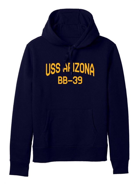 USS Arizona BB-39 Battleship Standard Size Pullover Hoodie