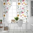 thumbnail image 5 of Fsddascl Spring Floral Blackout Curtains for Bedroom/Living Room, Thermal Insulated Kitchen Curtains, Watercolor Leaf Summer Botanical Grommet Darkening Window Treatment Drapes 52"x72"x2, 5 of 6