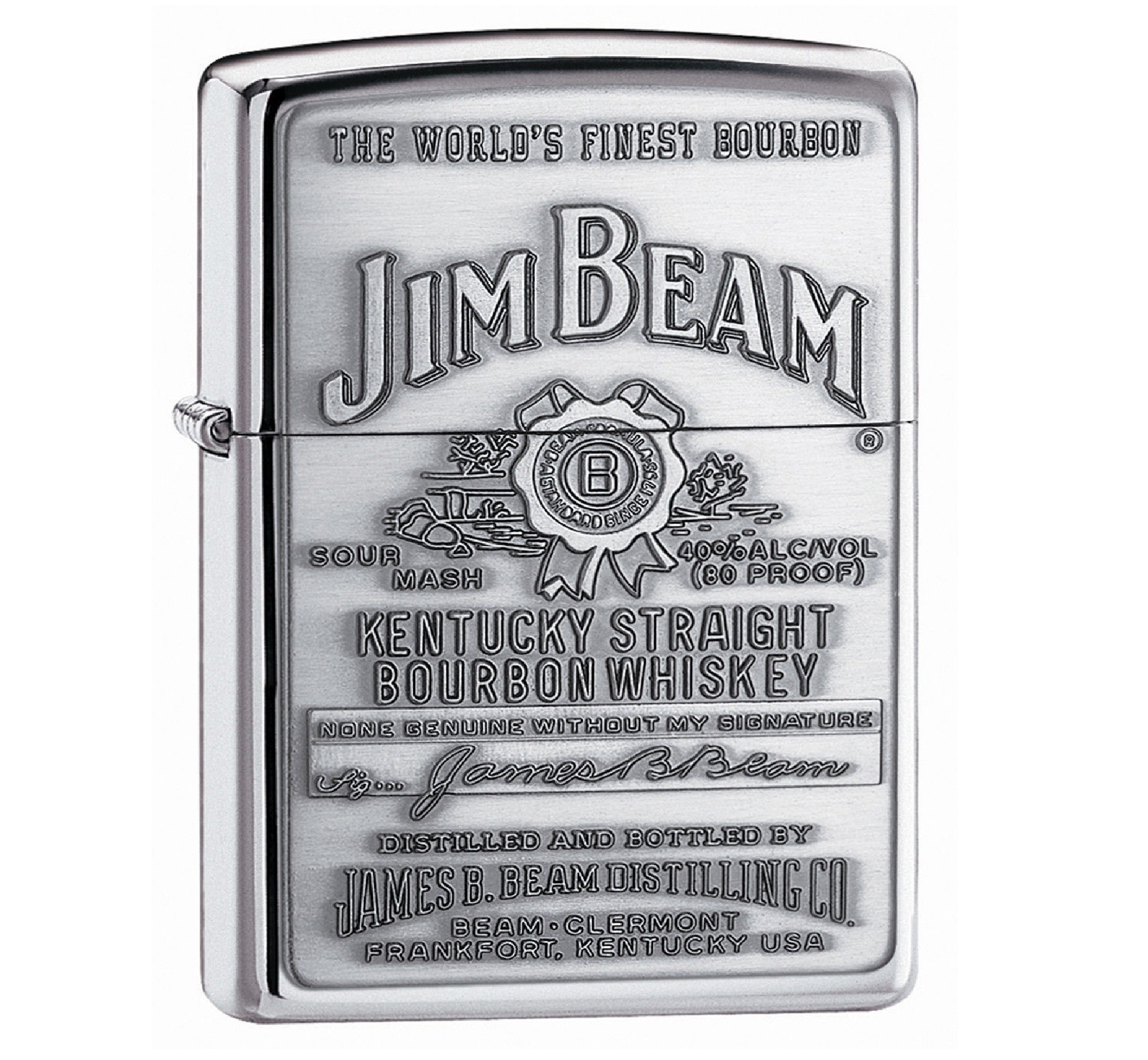 Jim Beam Pewter Emblem