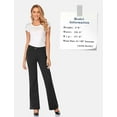 thumbnail image 5 of Tapata Women's 28''/30''/32''/34'' Stretchy Bootcut Dress Pants with Pockets Tall, Petite, Regular for Office Work Business, 5 of 6