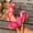 Hot Pink, variant on Viluyesy Womens Heeled Sandals, Block Heels Elastic Strappy Open Toe Summer Fashion Dressy Pumps Khaki US9