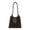 Coffee, variant on Coffee Brown Women's 2025 Spring Fashion Casual Shoulder Tote Bag - Large-Capacity for Work Commutes & Daily Leisure