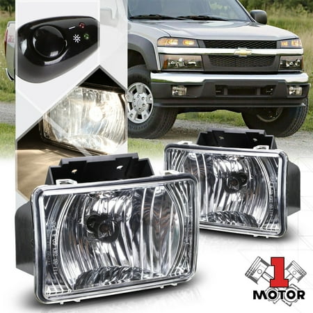Chrome Fog Light Per Lamps W Switch Harness For 04 12 Chevy Chrome Fog Light Per Lamps W Switch Harness For 04 12 Chevy Colorado Canyon 05 06 07 08 09 10 11