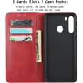 thumbnail image 2 of for Galaxy A21 Wallet Case,Premium PU Leather Flip Folio Case,Card Slots,Cash Pocket,Kickstand,Magnetic Closure TPU Shockproof Interior Protective Case for Samsung Galaxy A21,Red, 2 of 14