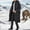 Black, variant on TIANZEN Winter Long Hooded Coat Thick Warm Casual Loose Outerwear For Cold Weather down Jacket in A Bag Men Men Thin Jacket