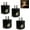 4pcs A, variant on LED Wall Socket Night Light with Dusk to Dawn Sensor, 360° Adjustable Plug-in Outlet Light for Bedroom Bathroom Hallway