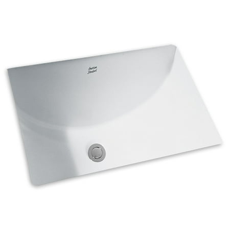 American Standard 0614300.02 Studio Vitreous China 21.25 in. x 15.25 in. Undercounter Sink with Glazed Underside - White