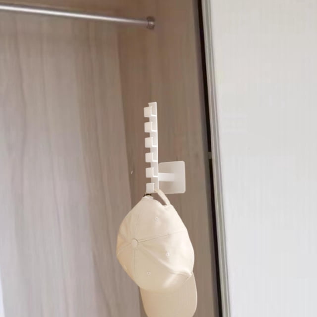Rack de sombrero para tapas de béisbol Soporte de sombrero Pangulador vertical Saver Saver Organizador de tapas de montaje de pared Pantalla para Scru