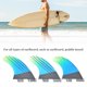 thumbnail image 4 of Aleta Trasera De Tabla De Surf De Fibra De Vidrio, Aleta Trasera De Tabla De Surf Al Aire Libre Con Diseño Elegante, Tabla De Paddle Diseñada Con Tres Aletas Para Tabla De Surf OTVIAP Surfboard Fin, 4 of 8
