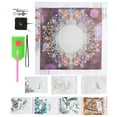 thumbnail image 2 of Painting Clock, Ideal Decoration Rhinestone Painting Clock Bright  For DIY For Painting, 2 of 8