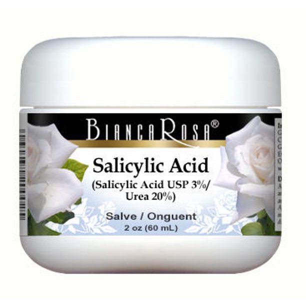 Bianca Rosa Salicylic Acid USP (Beta Hydroxy Acid BHA) (3), Urea (20