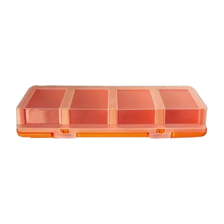 Hardware Tool Storage Box Multi-Compartment Transparent Tool Organizer for Screws Nuts and Small Fasteners