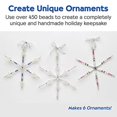 thumbnail image 1 of Creativity for Kids Beaded Snowflake Ornaments - Create 6 Christmas Tree Ornaments, 1 of 5