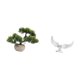 thumbnail image 5 of Árbol bonsái artificial,Bonsái artificial para decoración de escritorio o interior,Bonsái artificial,planta falsa en maceta.,Escultura de ángel,Estatua de ángel blanca para decoración, 5 of 8