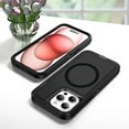 thumbnail image 6 of For iPhone 15 Life Waterproof Rugged MagSafe Magnetic Phone Case,Black,For iPhone 15, 6 of 16