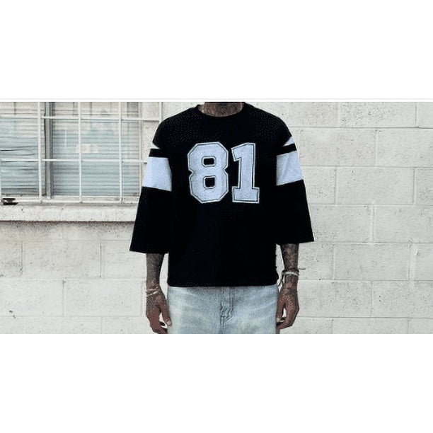 Camiseta de algodón puro de gran tamaño con estampado de letras literarias originales, personalizada, estilo gótico callejero, cuello redondo, informal, nueva camiseta para parejas, top y2k