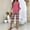 Multicolor, variant on Women's Capri Sets 2 Piece Outfits Plus Size Summer Outfits,summer Outfits for Women Over 50,casual Wide Leg Crop Pants and Top Matching Suits