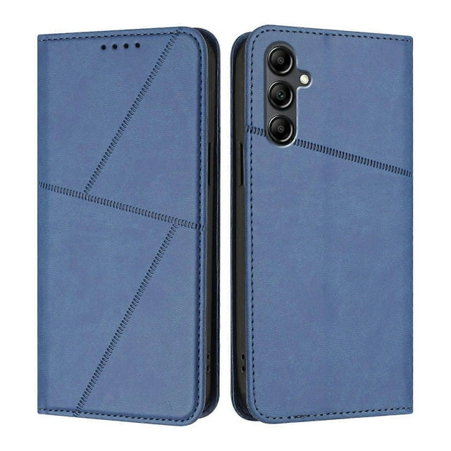 For Samsung Galaxy A17 Wallet Case Magnetic Closure Leather Flip Phone Cover with Stand