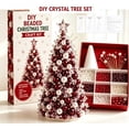 thumbnail image 5 of DIY Beaded Christmas Tree Craft Kit for Adults, 3D Pearl Beaded Tree Making Set, Complete Handmade Tabletop Ornament for Home Office Holiday Display(A4), 5 of 6