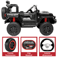thumbnail image 4 of Camioneta eléctrica Montable para niños JOYKOO Control remoto Luz 12v Negro, 4 of 7