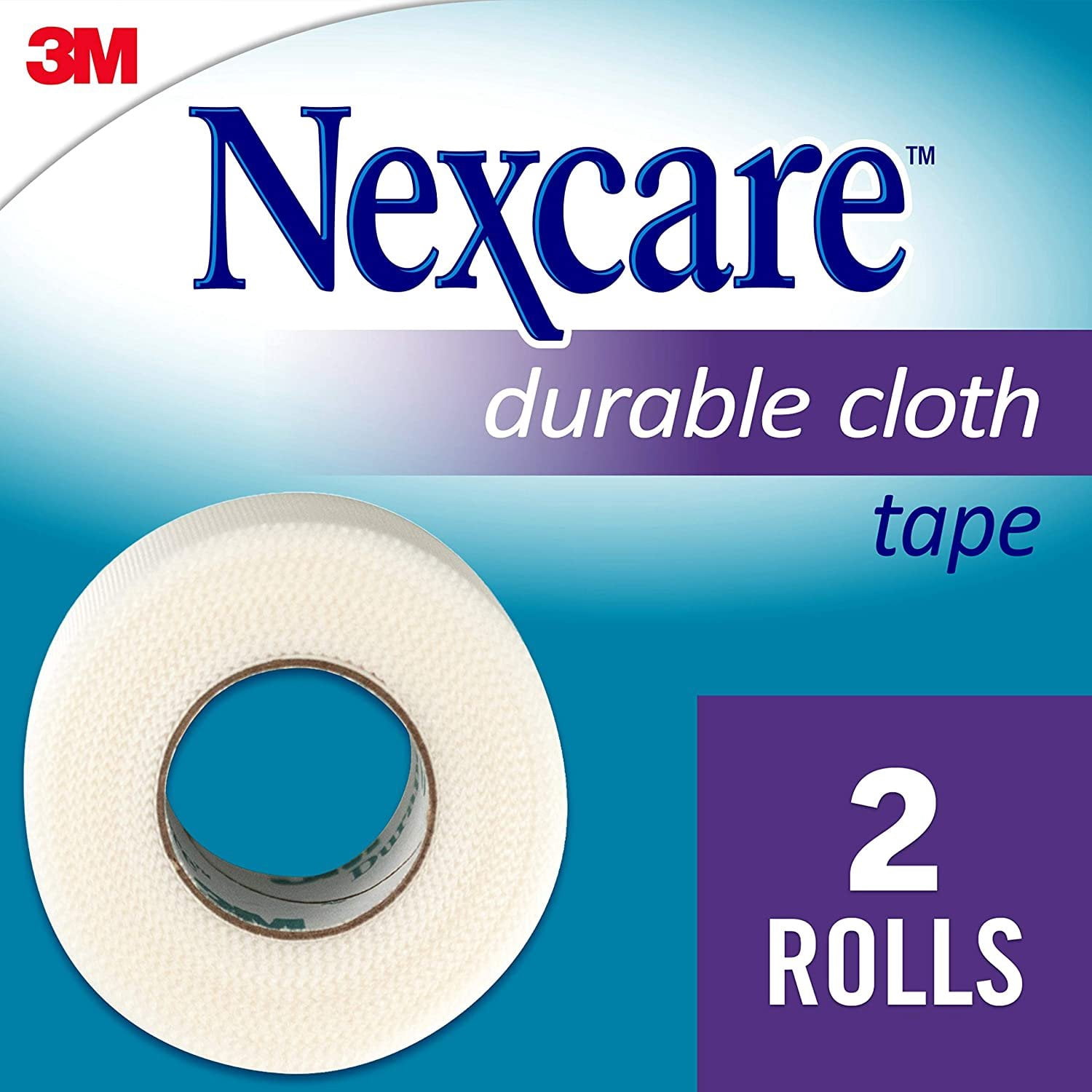 4 Pack - Nexcare Durapore Durable Cloth Tape 1 Inch X 10 Yards 2 in Each