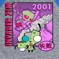 thumbnail image 3 of Invader ZIM - ZIM with Kanji Failure - 2001 - Toddler And Youth Raglan Graphic T-Shirt, 3 of 4