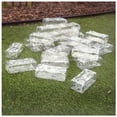 thumbnail image 2 of TTS Glacier Effect Clear Plastic Ice Bricks Toy – 25 Pack – Transparent “Ice” Building Bricks for Kids, STEM & Sensory Play (EY06048), 2 of 5