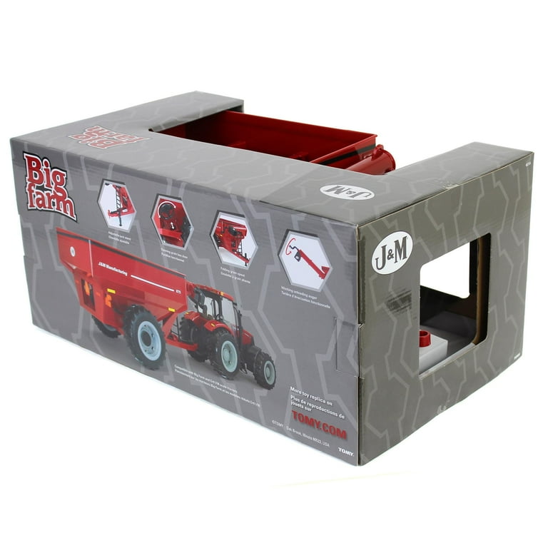 ERTL 1/16 BIG FARM Red J & M 875 Grain Cart 46215 - Walmart.com